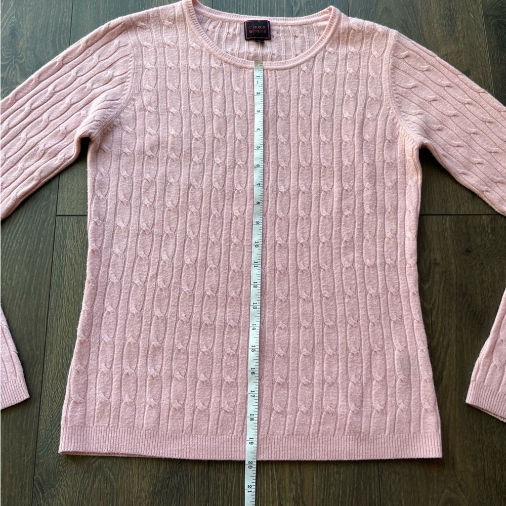 Colour Works Cable Knit Sweater - Picture 5 of 10